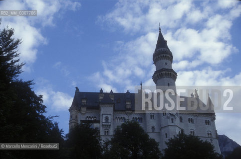 Bavaria, Germany. Neuschwanstein Castle, commissioned by king Ludwig II of Bavaria (1845-1886) / Baviera, Germania. Castello di Neuschwanstein, fatto costruire dal re Ludovico II di Baviera - ©Marcello Mencarini/Rosebud2