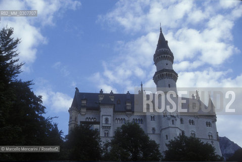 Bavaria, Germany. Neuschwanstein Castle, commissioned by king Ludwig II of Bavaria (1845-1886) / Baviera, Germania. Castello di Neuschwanstein, fatto costruire dal re Ludovico II di Baviera - ©Marcello Mencarini/Rosebud2