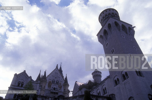 Bavaria, Germany. Neuschwanstein Castle, commissioned by king Ludwig II of Bavaria (1845-1886) / Baviera, Germania. Castello di Neuschwanstein, fatto costruire dal re Ludovico II di Baviera - ©Marcello Mencarini/Rosebud2