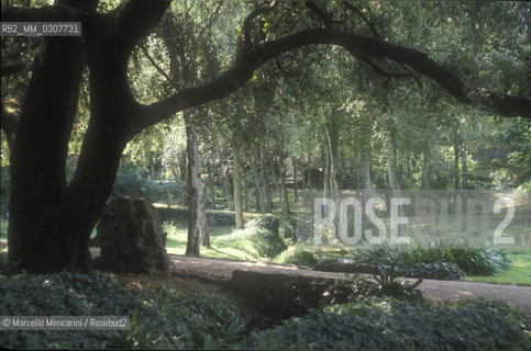 Garden of Ninfa, a typical English garden located in the territory of the town of Cisterna di Latina, about 60 km from Rome. It was started by Gelasio Caetani in 1921, in the disappeared medieval town of Ninfa, of which remain today only ruins / Il Giardino di Ninfa, un tipico giardino allinglese situato nel territorio del comune di Cisterna di Latina, nel Lazio, a circa 60 Km da Roma. Fu iniziato da Gelasio Caetani nel 1921, nellarea della scomparsa cittadina medioevale di Ninfa, di cui oggi rimangono soltanto diversi ruderi - ©Marcello Mencarini/Rosebud2