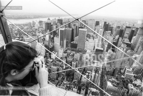 New York, 1989. View of Manhattan from the Trump Tower / New York, 1989. Panorama di Manhattan dalla Trump Tower - ©Marcello Mencarini/Rosebud2