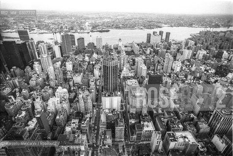 New York, 1989. View of Manhattan from the Trump Tower / New York, 1989. Panorama di Manhattan dalla Trump Tower - ©Marcello Mencarini/Rosebud2