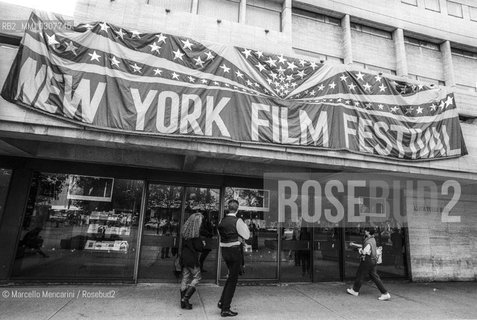 New York, 1989. Seat of the New York Film Festival / New York, 1989. Sede del New York Film Festival - ©Marcello Mencarini/Rosebud2