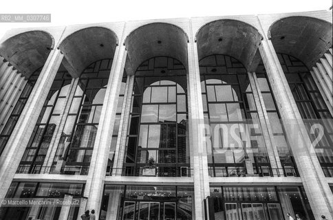 New York (1989). The Metropolitan Opera / New York (1989). Il Teatro Metropolitan - ©Marcello Mencarini/Rosebud2