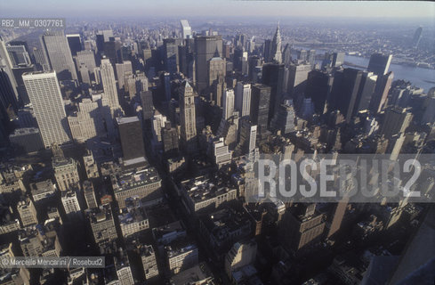 New York, 1989. Panoramic view of Manhattan / New York, 1989. Veduta panoramica di Manhattan - ©Marcello Mencarini/Rosebud2