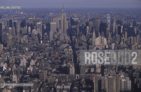 New York, 1989. Panoramic view of Manhattan / New York, 1989. Veduta panoramica di Manhattan - ©Marcello Mencarini/Rosebud2