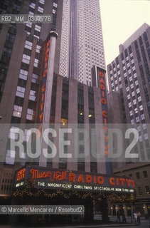 New York (1989). Radio City Music Hall - ©Marcello Mencarini/Rosebud2