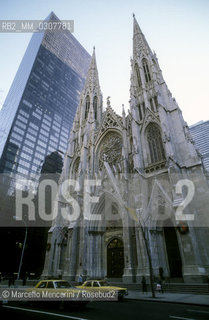 New York (1989). Saint Patricks Cathedral / New York (1989). Cattedrale di San Patrizio - ©Marcello Mencarini/Rosebud2