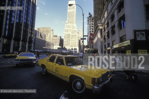 New York (1989). Yellow cabs / New York (1989). Taxi - ©Marcello Mencarini/Rosebud2