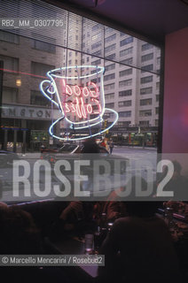 New York (1989). Coffee shop - ©Marcello Mencarini/Rosebud2