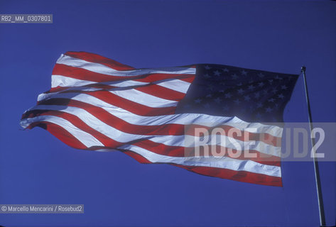 New York (1989). American flag / New York (1989). Bandiera americana - ©Marcello Mencarini/Rosebud2