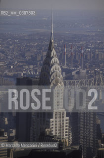 New York (1989). View with the Chrysler Building / New York (1989). Panorama con il Chrysler Building - ©Marcello Mencarini/Rosebud2