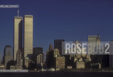New York (1989). Skyline with the Twins Towers / New York (1989). Skyline con le Torri Gemelle - ©Marcello Mencarini/Rosebud2