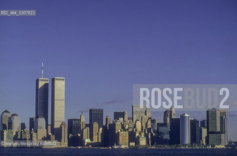 New York (1989). Skyline with the Twins Towers / New York (1989). Skyline con le Torri Gemelle - ©Marcello Mencarini/Rosebud2