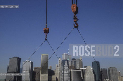 New York (1989). Skyline with the Twins Towers / New York (1989). Skyline con le Torri Gemelle - ©Marcello Mencarini/Rosebud2
