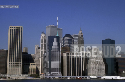 New York (1989). Skyline with the Twins Towers / New York (1989). Skyline con le Torri Gemelle - ©Marcello Mencarini/Rosebud2