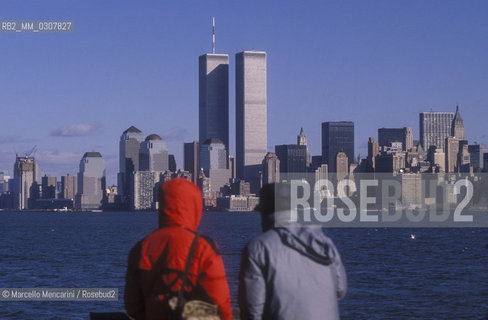 New York (1989). Skyline with the Twins Towers / New York (1989). Skyline con le Torri Gemelle - ©Marcello Mencarini/Rosebud2