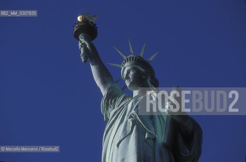 New York (1989). The Statue of Liberty / New York (1989). La Statua della libertà - ©Marcello Mencarini/Rosebud2