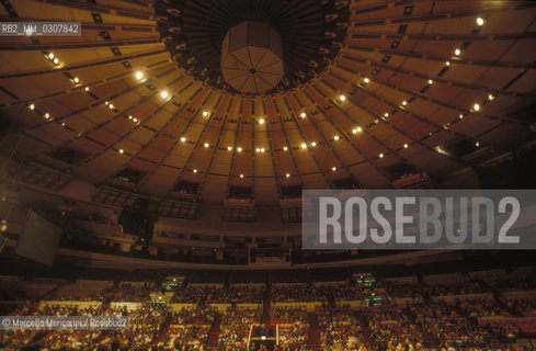 New York (1989). Interior view of the Madison Square Garden / New York (1989). Interno del Madison Square Garden - ©Marcello Mencarini/Rosebud2