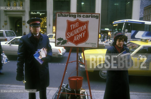 New York (1989). Salvation Army / New York (1989). Esercito della salvezza - ©Marcello Mencarini/Rosebud2