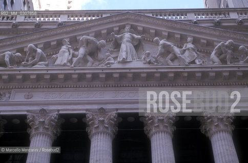 New York Stock Exchange, located at 11 Wall Street in Lower Manhattan (2000) / Borsa di New York in Wall Street a Lower Manhattan (2000) - ©Marcello Mencarini/Rosebud2
