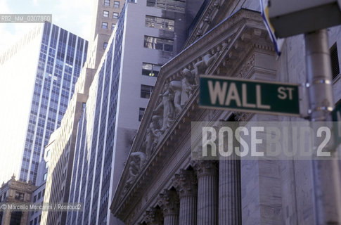 New York Stock Exchange, located at 11 Wall Street in Lower Manhattan (2000) / Borsa di New York in Wall Street a Lower Manhattan (2000) - ©Marcello Mencarini/Rosebud2