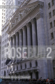 New York Stock Exchange, located at 11 Wall Street in Lower Manhattan (2000) / Borsa di New York in Wall Street a Lower Manhattan (2000) - ©Marcello Mencarini/Rosebud2