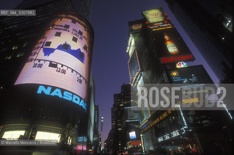 New York, 2000. NASDAQ Market Site at Times Square - ©Marcello Mencarini/Rosebud2