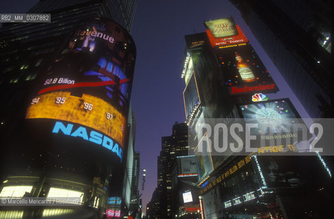 New York, 2000. NASDAQ Market Site at Times Square - ©Marcello Mencarini/Rosebud2