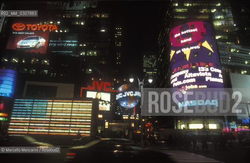 New York, 2000. NASDAQ Market Site at Times Square - ©Marcello Mencarini/Rosebud2