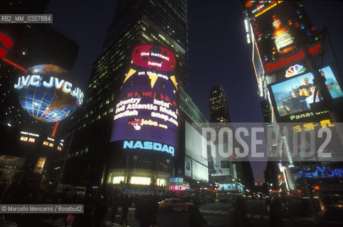 New York, 2000. NASDAQ Market Site at Times Square - ©Marcello Mencarini/Rosebud2