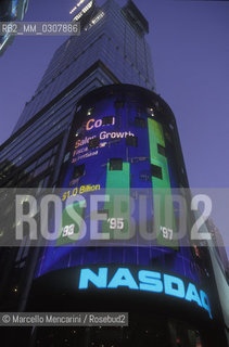 New York, 2000. NASDAQ Market Site at Times Square - ©Marcello Mencarini/Rosebud2