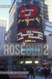 New York, 2000. NASDAQ Market Site at Times Square - ©Marcello Mencarini/Rosebud2