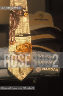 New York, 2000. NASDAQ Market Site at Times Square. Souvenirs in the visitors center - ©Marcello Mencarini/Rosebud2