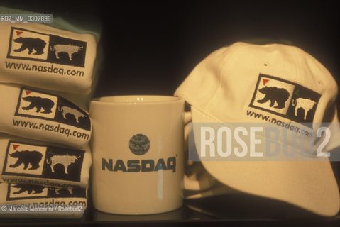 New York, 2000. NASDAQ Market Site at Times Square. Souvenirs in the visitors center - ©Marcello Mencarini/Rosebud2