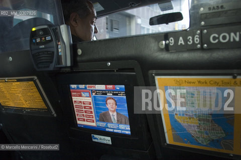 New York City, 2008. In a taxi cab - ©Marcello Mencarini/Rosebud2