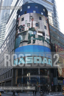 New York City, 2008, NASDAQ Market Site in Times Square - ©Marcello Mencarini/Rosebud2