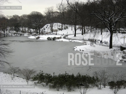 New York City, 2008. Snow in Central Park / New York, 2008. Neve a Central Park - ©Marcello Mencarini/Rosebud2