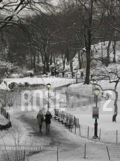 New York City, 2008. Snow in Central Park / New York, 2008. Neve a Central Park - ©Marcello Mencarini/Rosebud2