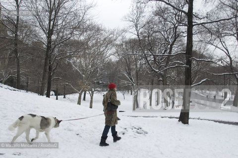 New York City, 2008. Snow in Central Park / New York, 2008. Neve a Central Park - ©Marcello Mencarini/Rosebud2