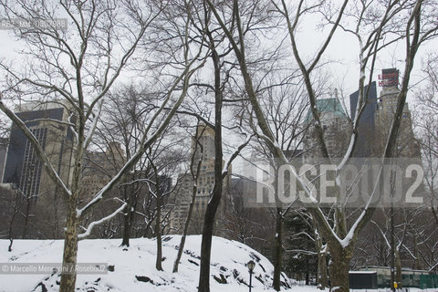 New York City, 2008. Snow in Central Park / New York, 2008. Neve a Central Park - ©Marcello Mencarini/Rosebud2
