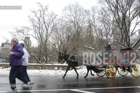 New York City, 2008. Snow in Central Park / New York, 2008. Neve a Central Park - ©Marcello Mencarini/Rosebud2
