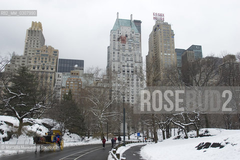 New York City, 2008. Snow in Central Park / New York, 2008. Neve a Central Park - ©Marcello Mencarini/Rosebud2