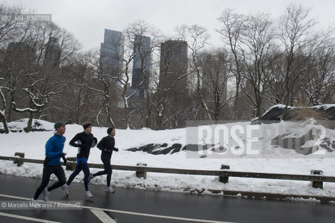 New York City, 2008. Snow in Central Park / New York, 2008. Neve a Central Park - ©Marcello Mencarini/Rosebud2