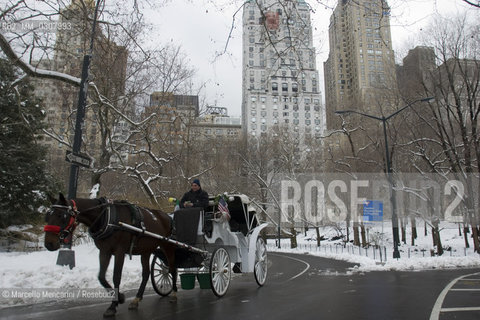 New York City, 2008. Snow in Central Park / New York, 2008. Neve a Central Park - ©Marcello Mencarini/Rosebud2