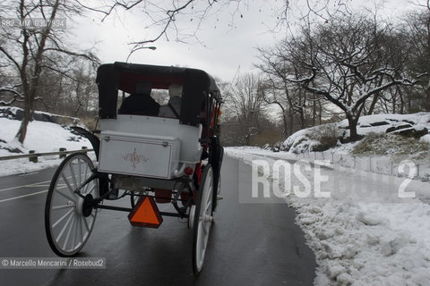 New York City, 2008. Snow in Central Park / New York, 2008. Neve a Central Park - ©Marcello Mencarini/Rosebud2