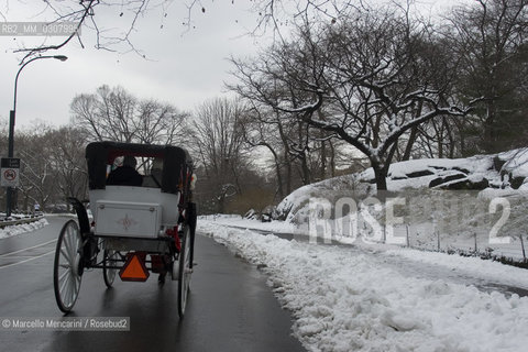 New York City, 2008. Snow in Central Park / New York, 2008. Neve a Central Park - ©Marcello Mencarini/Rosebud2