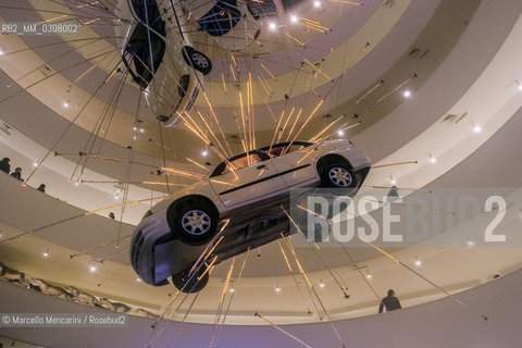New York City, February 2008. A work by Cai Guo-Qiang in the exposition I Want To Believe at Guggenheim Museum / New York, febbraio 2008. Unopera di Cai Guo-Qiang esposta nella mostra I Want To Believe al Museo Guggenheim ©Marcello Mencarini/Rosebud2