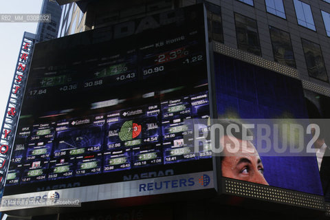 New York City, February 2008. The Reuters Building in Times Square / New York, febbraio 2008. Il palazzo dellagenzia Reuters a Times Square - ©Marcello Mencarini/Rosebud2