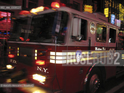 New York, 2008. Firefighters / New York, 2008. Vigili del fuoco - ©Marcello Mencarini/Rosebud2